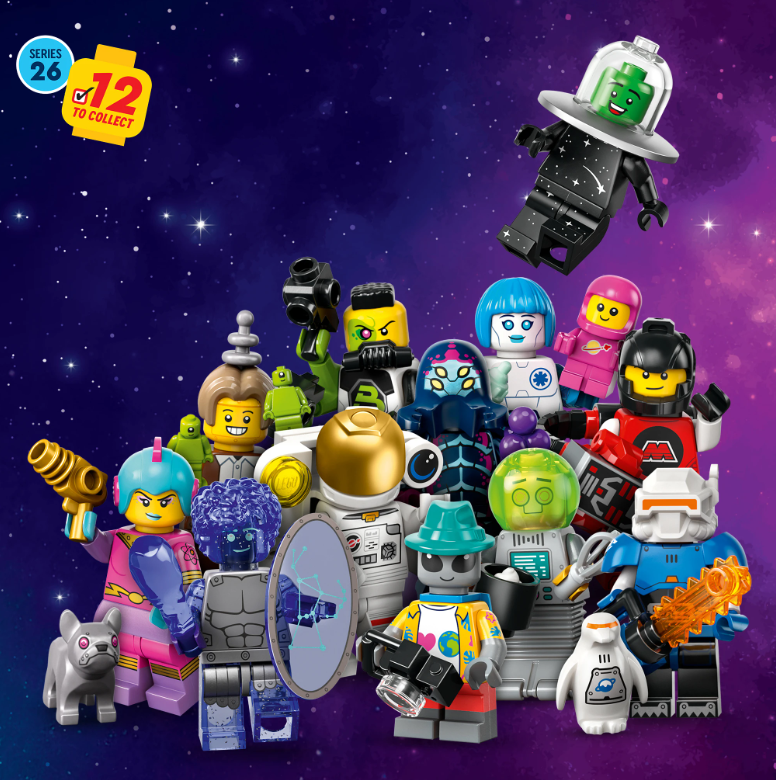 コレクション K4 LEGO Series 26 SPACE Themed Collectible Minifigures Case of 36