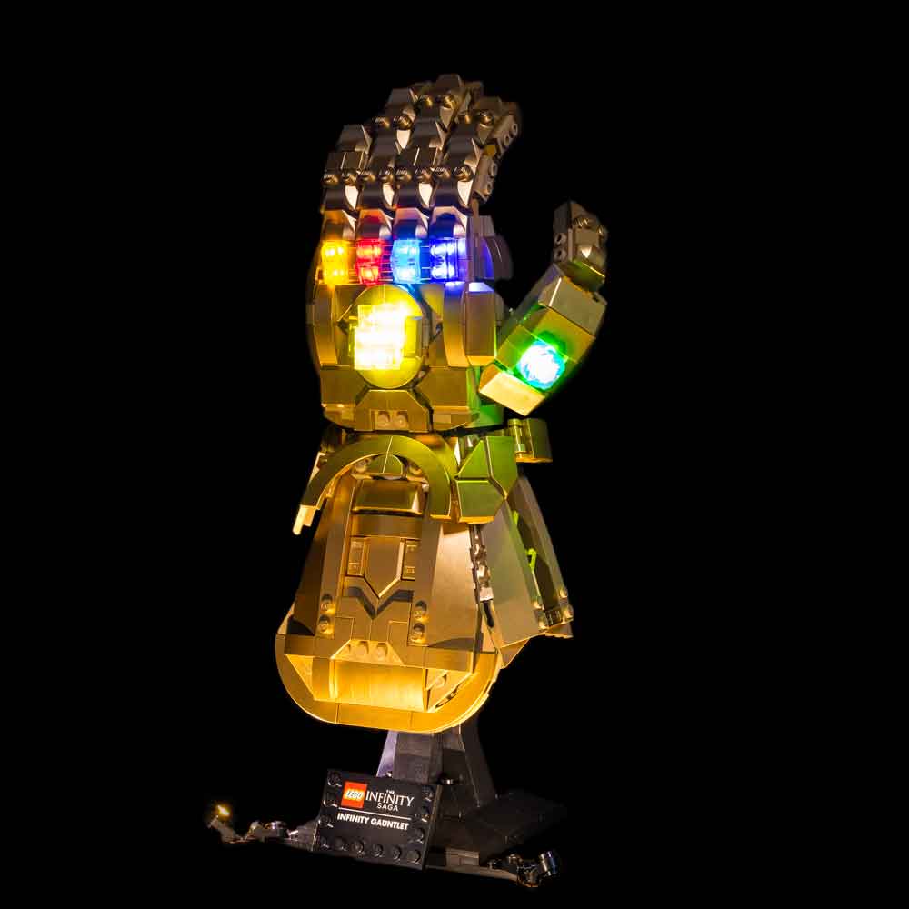 lego infinity handschuh led Lighting Kit for Gauntlet 76191 (Building Set Not Includ – BrickVibe Rope Length:8'8