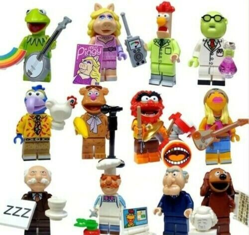 Complete set of Lego 2024 Muppets, all 12