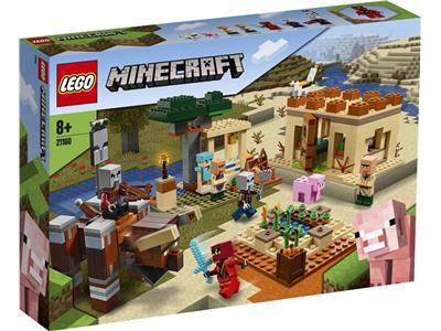 LEGO Minecraft The Illager Raid Building Set (562 Pieces) 21160