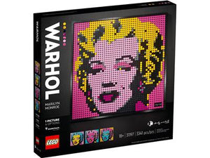 LEGO Art Andy Warhol’s Marilyn Monroe Collectible Building Kit for Adults (3,341 Pieces) 31197