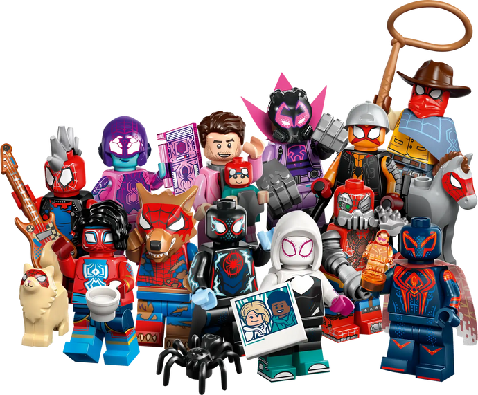 LEGO Spider-Man Across the Spider-Verse Collectible Minifigures Complete Set of 12 - 71050 PREORDER (SEALED)
