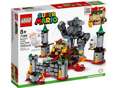 LEGO Super Mario Bowser's Castle Boss Battle Expansion Set 71369 Building Kit; Collectible Toy for Kids to Customize Their Super Mario Starter Course (71360) Playset (1,010 Pieces)
