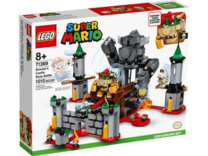 LEGO Super Mario Bowser's Castle Boss Battle Expansion Set 71369 Building Kit; Collectible Toy for Kids to Customize Their Super Mario Starter Course (71360) Playset (1,010 Pieces)