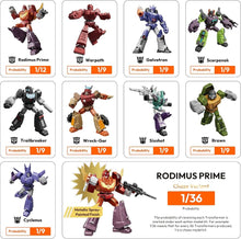 Blokees Transformers Wave 10 lineup showing nine standard figures and the Rodimus Prime chase variant