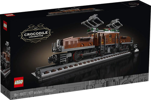 LEGO Crocodile Locomotive 10277 Building Kit; Recreate the Iconic Crocodile Locomotive with This Train Model