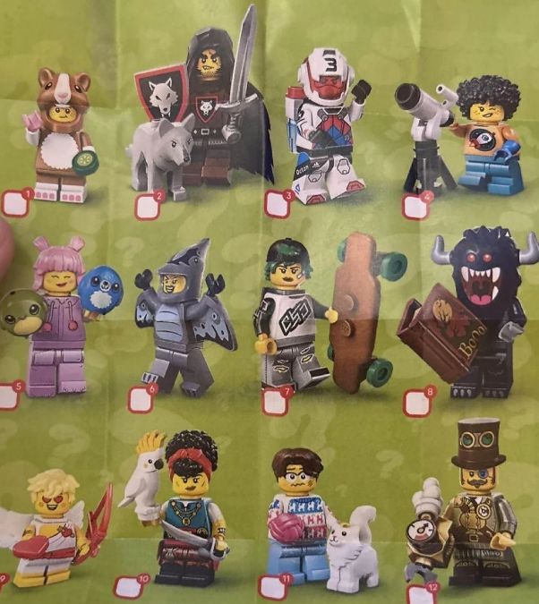 LEGO Series 27 Collectible Minifigures Complete Set of 12 - 71048