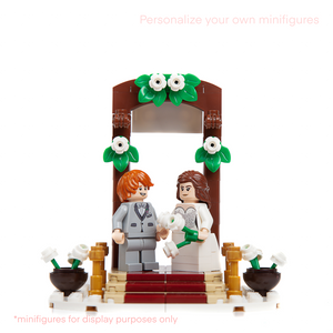 Wedding Cake Topper - Altar with Minifigures