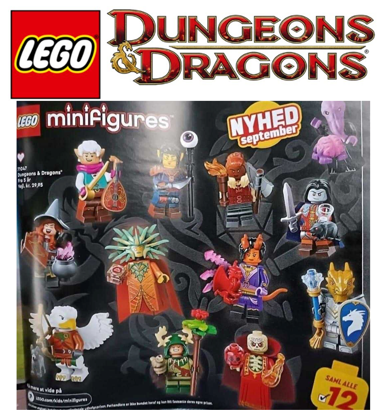 LEGO Dungeons Dragons Series Collectible Minifigures Complete