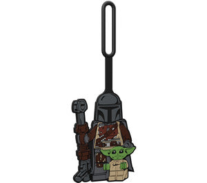 LEGO Star Wars Silicone Luggage Tag for Travel, Suitcase, Backpack - Mandalorian (52922)