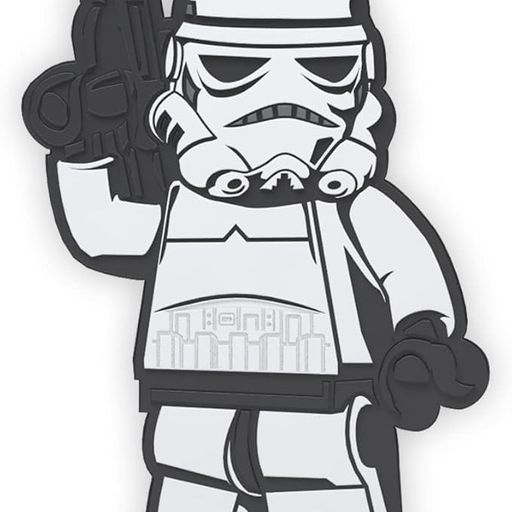 LEGO Star Wars Silicone Luggage Tag for Travel, Suitcase, Backpack - Stormtrooper (52235)