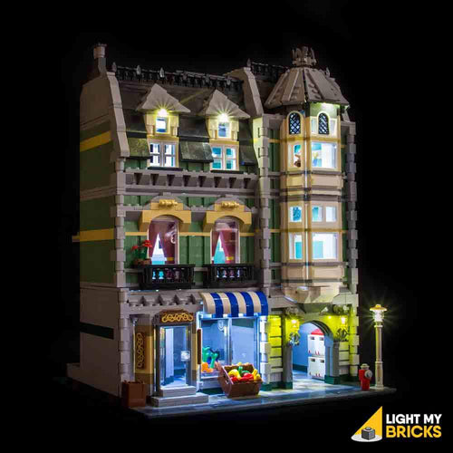 GREEN GROCER LIGHTING KIT 10185 ( LEGO SET NOT INCLUDED) BY LIGHT MY BRICKS