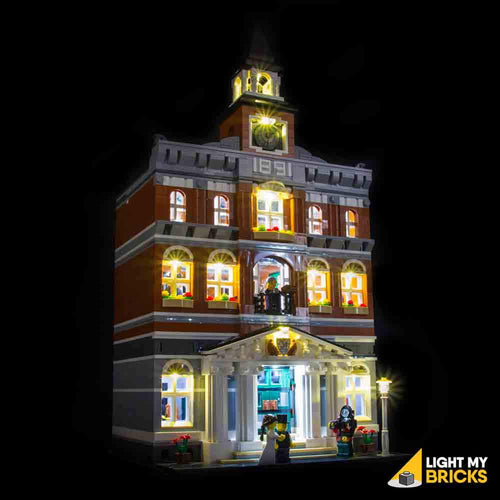 TOWN HALL 10224 LIGHTING KIT (LEGO SET NOT INCLUDED) BY LIGHT MY BRICKS