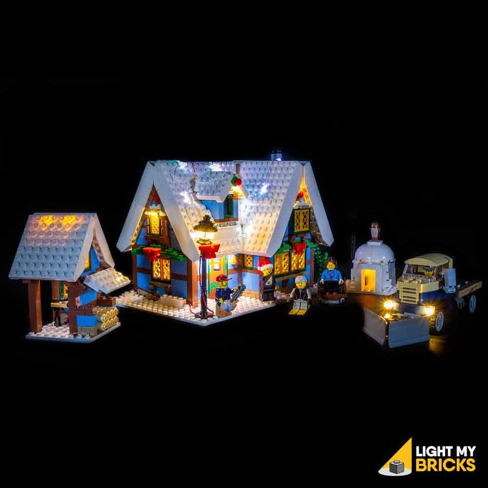 Lighting Kit for Winter Village Cottage 10229 (BUILDING SET NOT INCLUDED)  by Light my Bricks