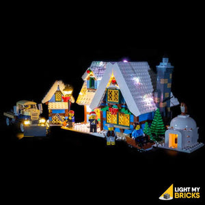 Lighting Kit for Winter Village Cottage 10229 (BUILDING SET NOT INCLUDED)  by Light my Bricks