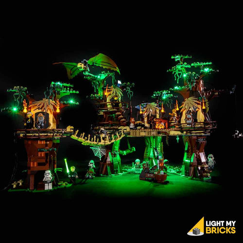 Lighting Kit for Star Wars Ewok Village 10236 (BUILDING SET NOT INCLUDED) by Light my Bricks