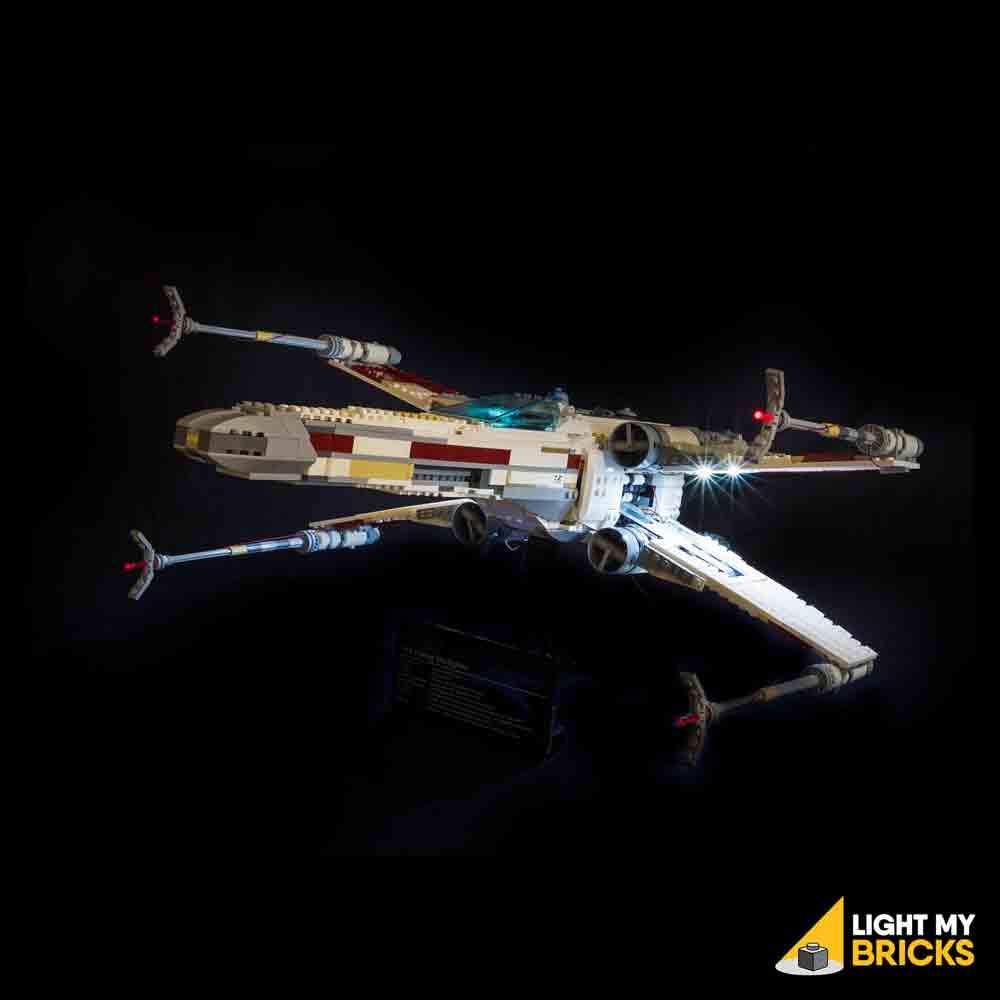 STAR WARS UCS RED FIVE X-WING STARFIGHTER LIGHTING KIT 10240 (LEGO SET NOT INCLUDED) BY LIGHT MY BRICKS