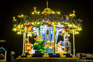 CAROUSEL Lighting Kit 10257 (LEGO set is NOT included) By Light My Bricks