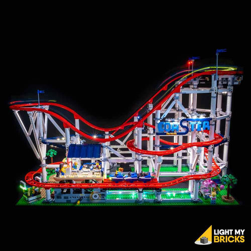 Roller Coaster Lighting kit (BUILDING SET NOT INCLUDED) 10261 by Light My Bricks