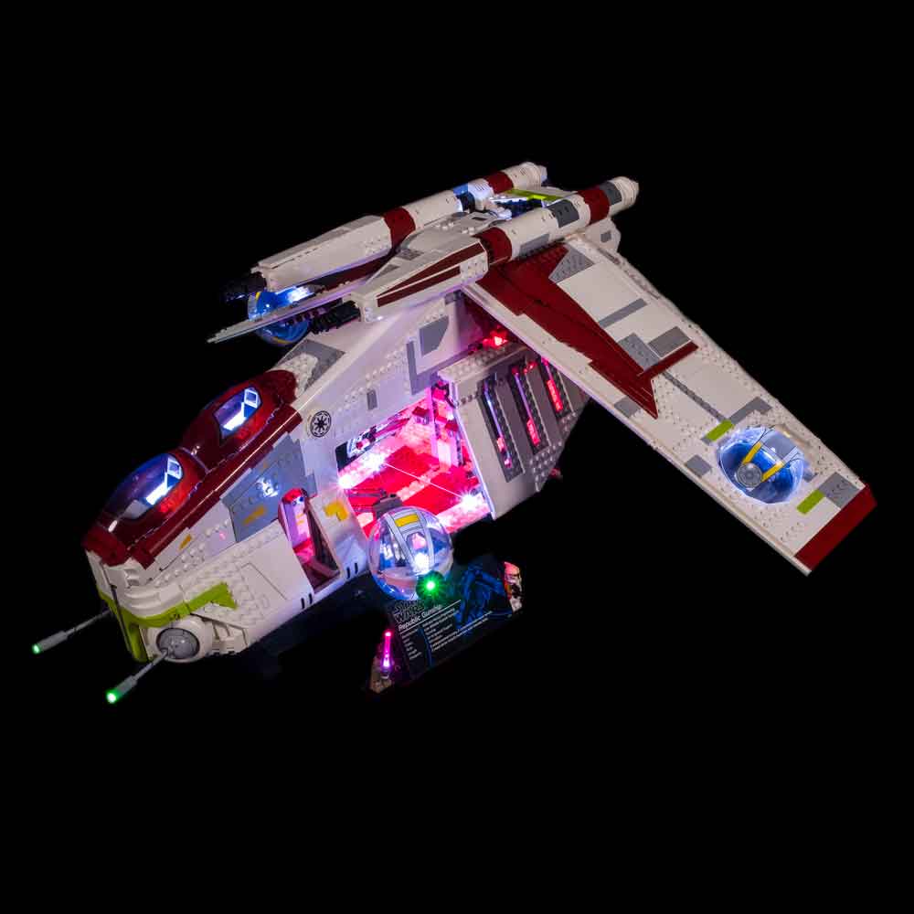 Lighting Kit for LEGO Star Wars UCS Republic Gunship 75309 (Building Set Not Included)