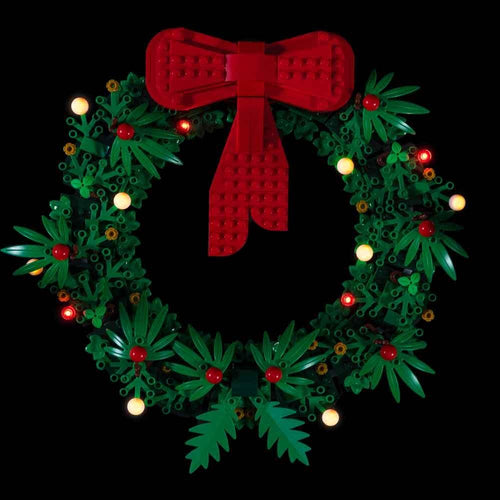 Lighting Kit for LEGO Christmas Wreath 40426 (Building Set Not Included)