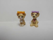 LEGO Minifigure Tan Cat & Tan Dog with 2 bows,  Friends, Kitty & Puppy
