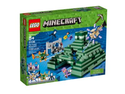 LEGO Minecraft the Ocean Monument 21136 Building Kit (1122 Piece)