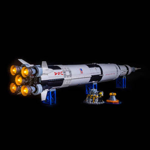 LIGHTING KIT for Bottom Jets ONLY NASA Apollo Saturn V 21309 (BUILDING SET IS NOT INCLUDED) BY LIGHT MY BRICKS
