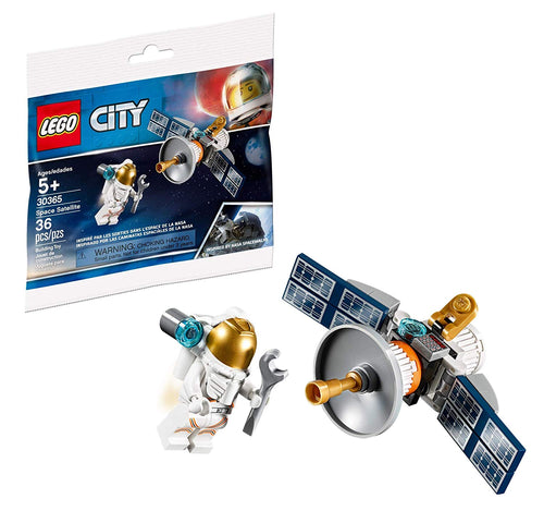 LEGO POLYBAG NASA ASTRONAUT MINIFIG CITY TOWN SPACE PORT SATELLITE 30365
