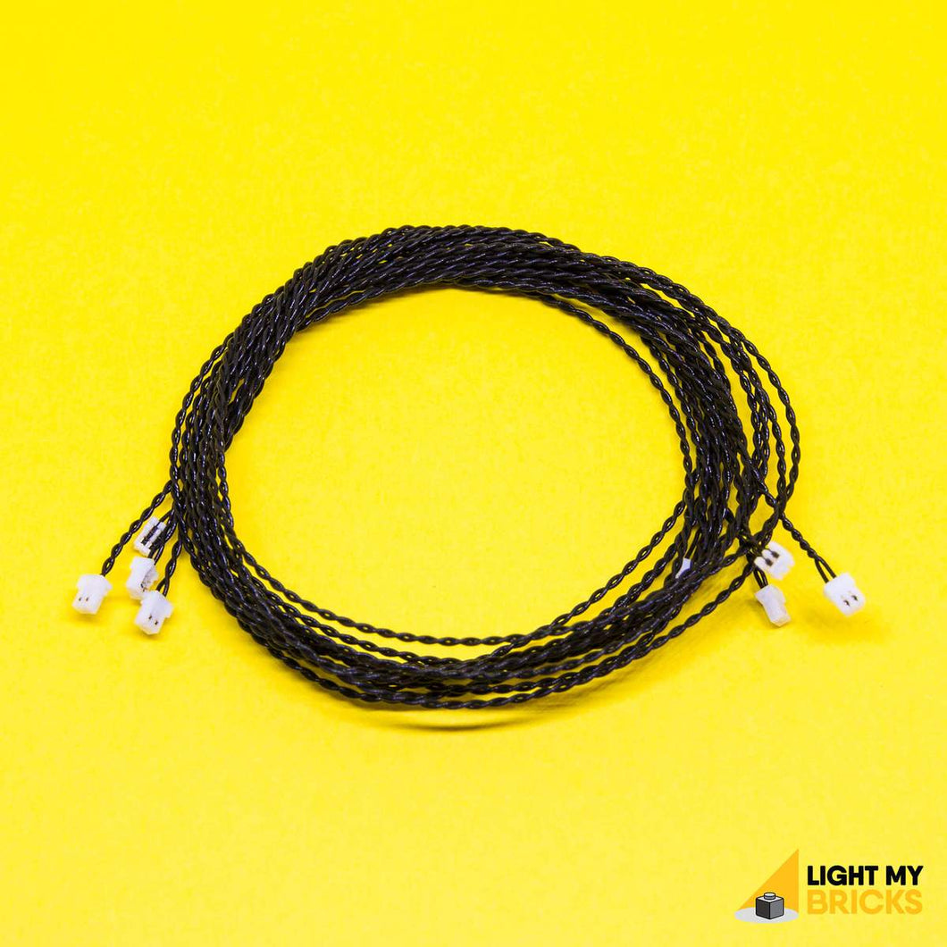 30cm Connecting Cable (4 pack) by Light My Bricks