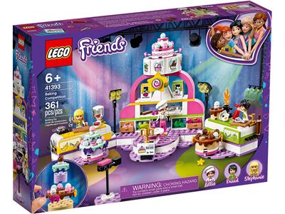 LEGO Friends Baking Competition 41393 Building Kit, Set Baking Toy, Featuring 3 Friends Characters and Toy Cakes (361 Pieces)