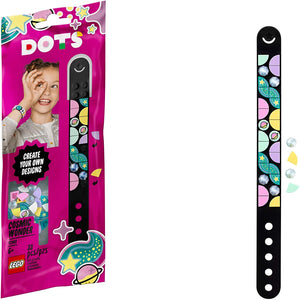 LEGO DOTS Cosmic Wonder Bracelet 41903 DIY Craft Bracelet Making Kit, A fun craft kit for kids who like making creative jewelry, that also makes a great holiday or birthday gift, New 2020 (33 Pieces)