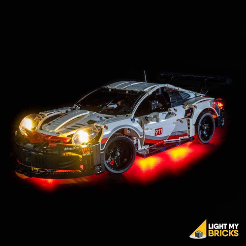 Lighting Kit for Porsche 911 RSR 42096 (BUILDING SET NOT INCLUDED) by Light my Bricks