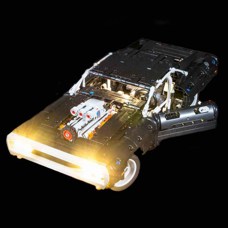 Lighting Kit for Dom's Dodge Charger 42111 (Building Set Not