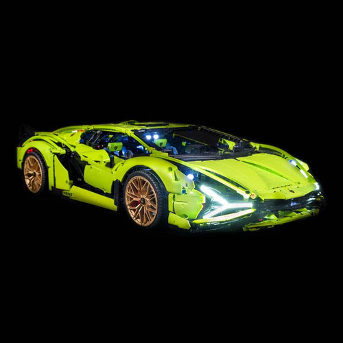 Lighting Kit for Lamborghini Sian FKP 37 42115 (Building Set Not Included) by Light My Bricks