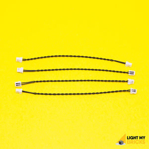5cm Connecting Cables (4 pack) by Light My Bricks