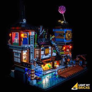 Ninjago City Docks Lighting Kit (BUILDING SET NOT INCLUDED) 70657 BY Light My Bricks