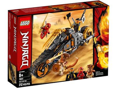 LEGO NINJAGO Cole’s Dirt Bike 70672 Building Kit (212 Pieces)