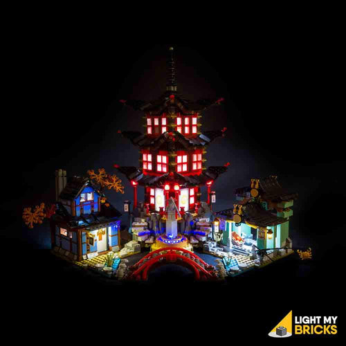 NINJAGO TEMPLE OF AIRJITZU 70751 LIGHTING KIT (LEGO SET NOT INCLUDED) BY LIGHT MY BRICKS
