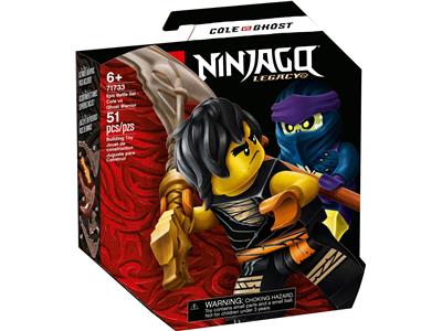 LEGO NINJAGO Epic Battle Set – Cole vs. Ghost Warrior 71733 Ninja Battle Toy Building Kit (51 Pieces)