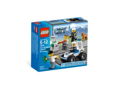LEGO 7279 City Police Minifigure Collection NISB Free US Shipping Set RET