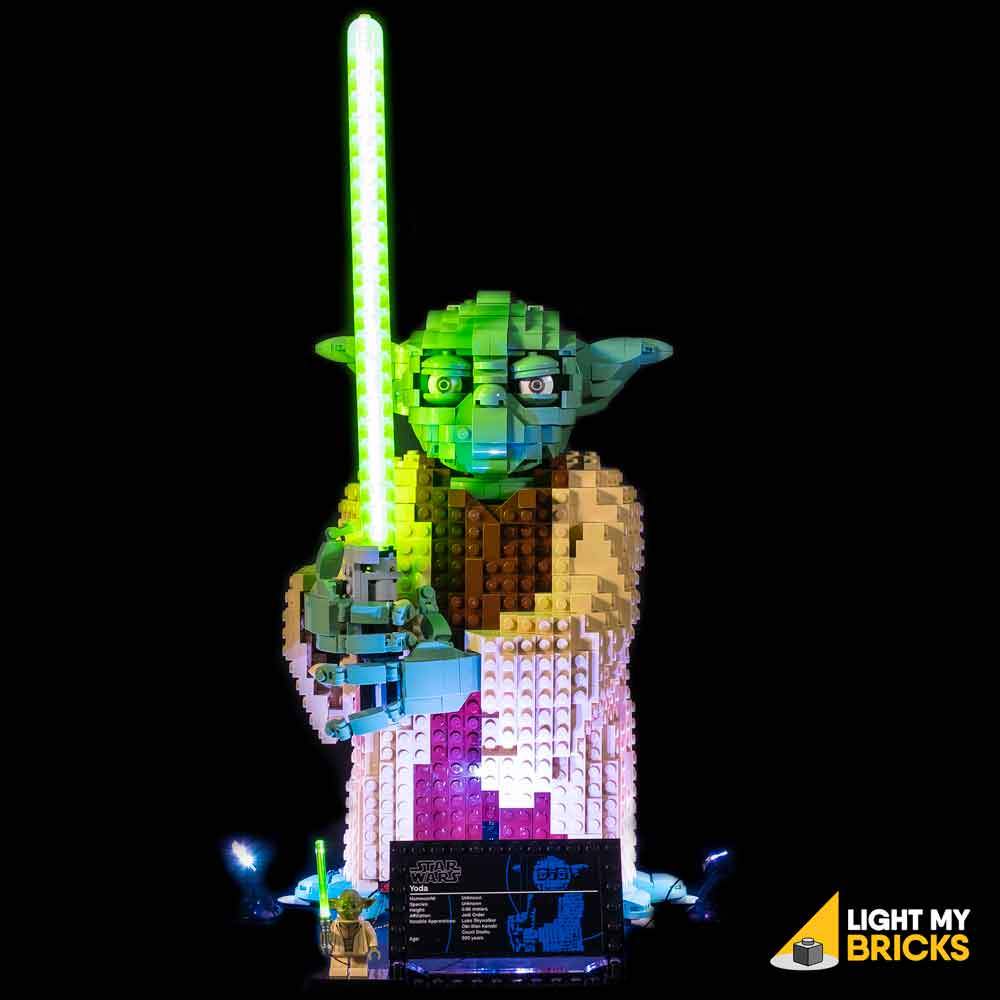 LIGHTING KIT FOR STAR WARS YODA 75255 (BUILDING SET NOT INCLUDED) BY LIGHT MY BRICKS