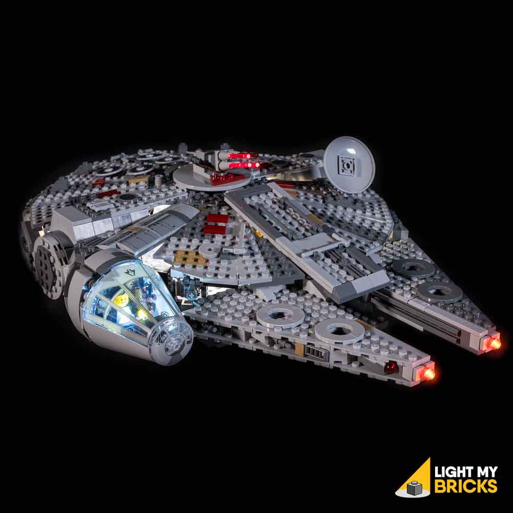 LIGHTING KIT FOR STAR WARS MILLENNIUM FALCON 75257 (BUILDING SET NOT INCLUDED) BY LIGHT MY BRICKS
