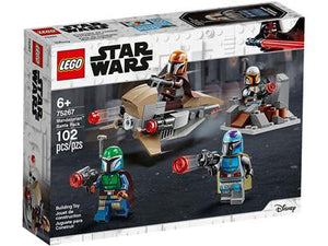 LEGO Star Wars Mandalorian Battle Pack 75267 Mandalorian Shock Troopers and Speeder Bike Building Kit (102 Pieces)