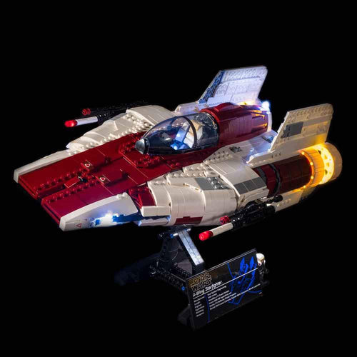 Lighting Kit for Star Wars A-Wing Starfighter 75275 (Building Set Not Included) by Light My Bricks