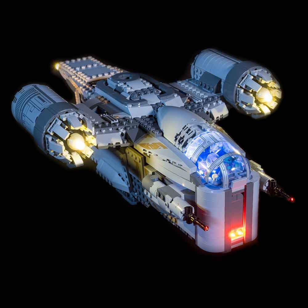 Lighting Kit for Star Wars The Razor Crest 75292 (Building Set Not Included) by Light My Bricks