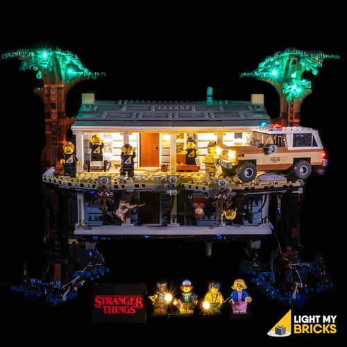LIGHTING KIT FOR STRANGER THINGS THE UPSIDE DOWN 75810 (BUILDING SET NOT INCLUDED) BY LIGHT MY BRICKS