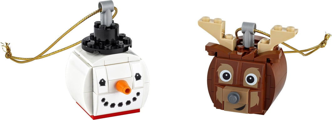 LEGO Snowman & Reindeer Duo Ornaments 854050