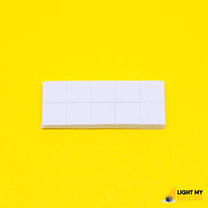 ADHESIVE SQUARE (10 PACK) BY LIGHT MY BRICKS