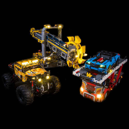 LIGHTING KIT FOR DIY DESIGNER KIT-TECHNIC (BUILDING SETS NOT INCLUDED) BY LIGHT MY BRICKS